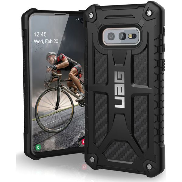 UAG Monarch Carbon Backcover Samsung Galaxy S10 - Zwart