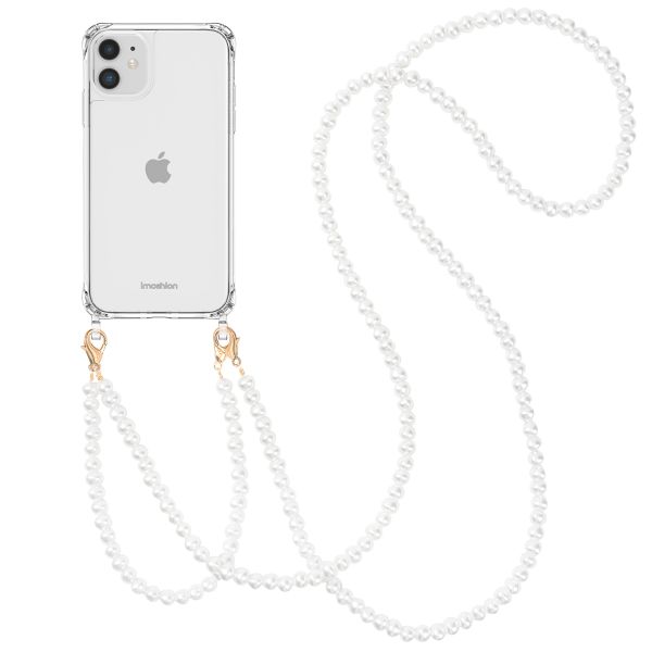 imoshion Backcover met koord + armband iPhone 11 - Parels