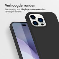 imoshion Color Backcover met afneembaar koord iPhone 14 Pro Max - Zwart