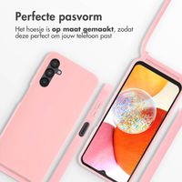 imoshion Siliconen hoesje met koord Samsung Galaxy A14 (5G) - Roze
