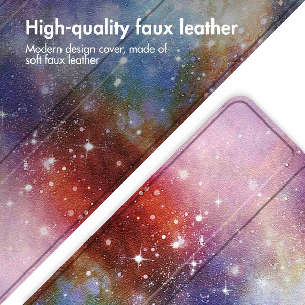 imoshion Design Trifold Case Apple iPad 11 (2025) 11 inch A16 / iPad 10 (2022) 10.9 inch - Space