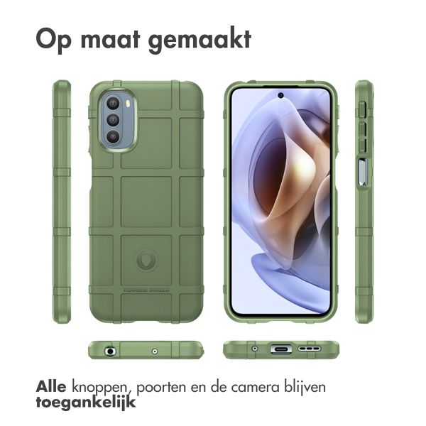 imoshion Rugged Shield Backcover Motorola Moto G31 / G41 - Donkergroen