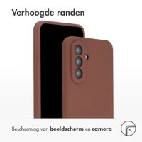 Accezz Liquid Silicone Backcover Samsung Galaxy A57 (5G) - New Tea Brown