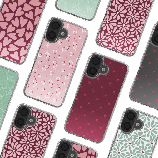 imoshion Design hoesje Apple iPhone 16 - Berries Blush