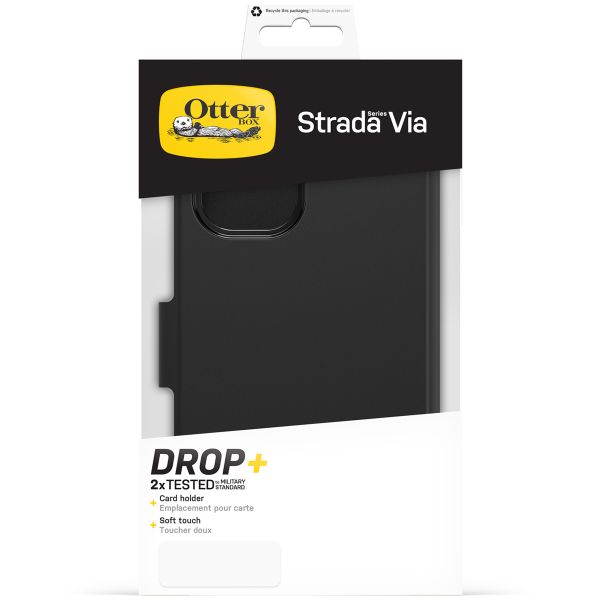 OtterBox Strada Via Bookcase iPhone 14 Plus - Zwart