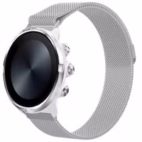 imoshion Milanees magnetisch bandje  - Universeel 24 mm aansluiting - Zilver