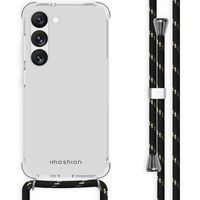 imoshion Backcover met koord Samsung Galaxy S23 - Zwart & Goud