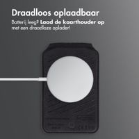 Accezz Magnetische Leren Wallet met standaard - Geschikt voor Apple Find My - Onyx Black