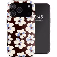 Selencia Vivid Backcover met MagSafe Apple iPhone 18 Pro Max / 17 Pro Max - Choco Flower Pop