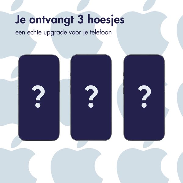 Mystery Box 3 | Drie telefoonhoesjes Apple iPhone 13 Pro Max - Apple Original