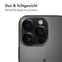 imoshion 2 Pack Camera lens protector Apple iPhone 16 Pro / 16 Pro Max - Zwart / Titanium