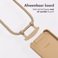 imoshion Color Backcover met afneembaar koord MagSafe Apple iPhone 16e - Nude