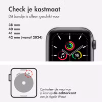 imoshion Active Sport siliconenbandje Apple Watch Series 1 t/m 9 / SE (38/40/41 mm) | Series 10 (42 mm) - Blauw