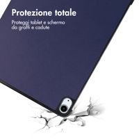 imoshion Trifold Bookcase Apple iPad Air 13 inch (2026) M4 / (2025) M3 / (2024) M2 - Donkerblauw