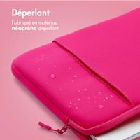 imoshion Laptop hoes 13 inch - Laptopsleeve met vak - Hot Pink