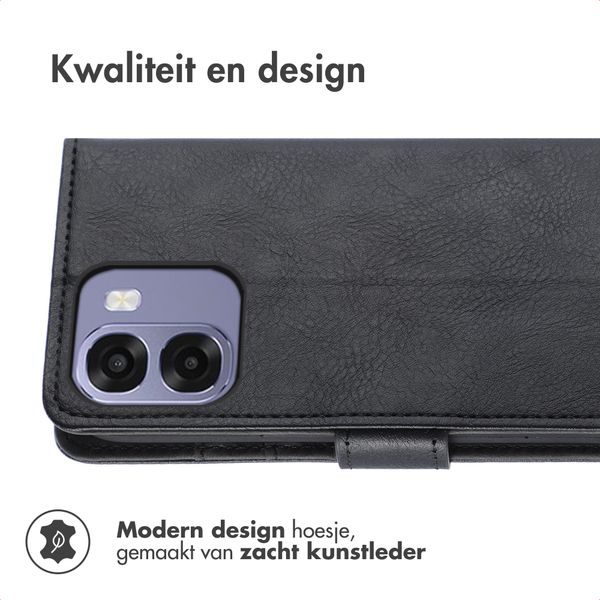 imoshion Luxe Bookcase Oppo A6x (4G/5G) - Zwart