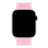 Holdit Siliconen bandje magneet Apple Watch Series 1 - 9 / SE (38/40/41 mm) | Series 10 / 11 (42 mm) - Pink / Beige