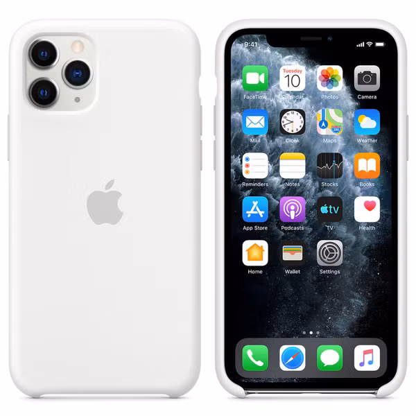 Apple Silicone Backcover Apple iPhone 11 Pro - White