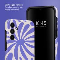 Selencia Vivid Tough Backcover Samsung Galaxy A15 (5G/4G) - Modern Bloom Sapphire Blue