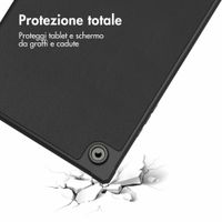 imoshion Trifold Bookcase Samsung Galaxy Tab A8 - Zwart