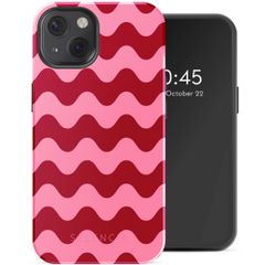 Selencia Vivid Tough Backcover met MagSafe iPhone 13 - Wave Vibes Lipstick