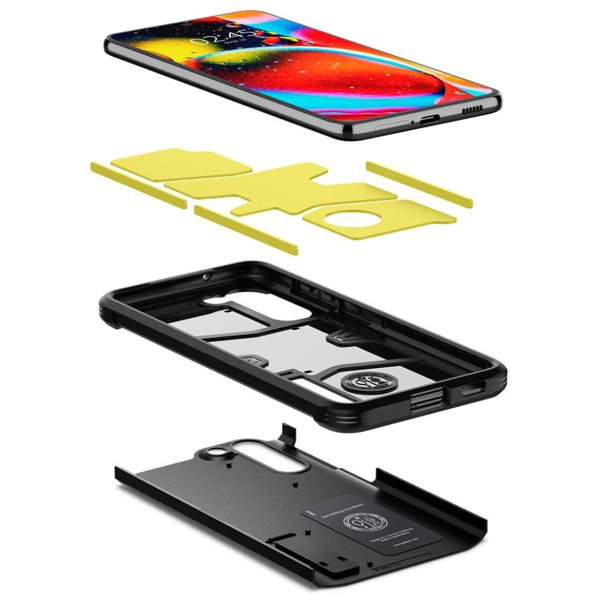 Spigen Tough Armor Backcover Samsung Galaxy S21 FE - Zwart