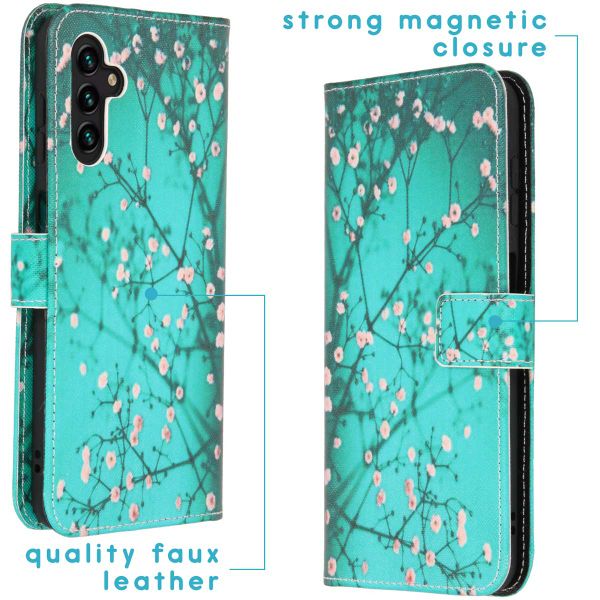 imoshion Design Softcase Bookcase Samsung Galaxy A13 (5G) / A04s - Blossom