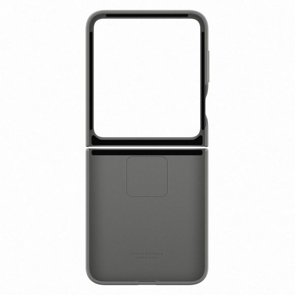 Samsung Originele Silicone Cover Ring Samsung Galaxy Z Flip 6 / Flip 7 FE - Gray