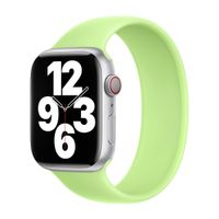 Apple Siliconen solobandje Apple Watch | 44/45/46/49 mm - Maat 7 - Sprout Green