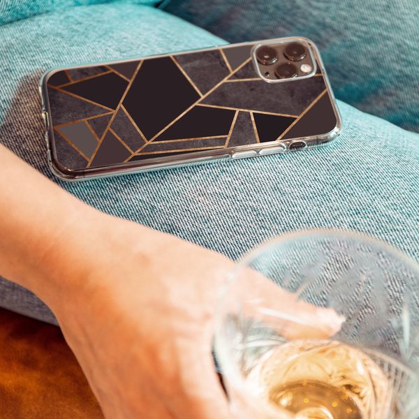 imoshion Design hoesje Apple iPhone Xr - Grafisch Koper / Zwart