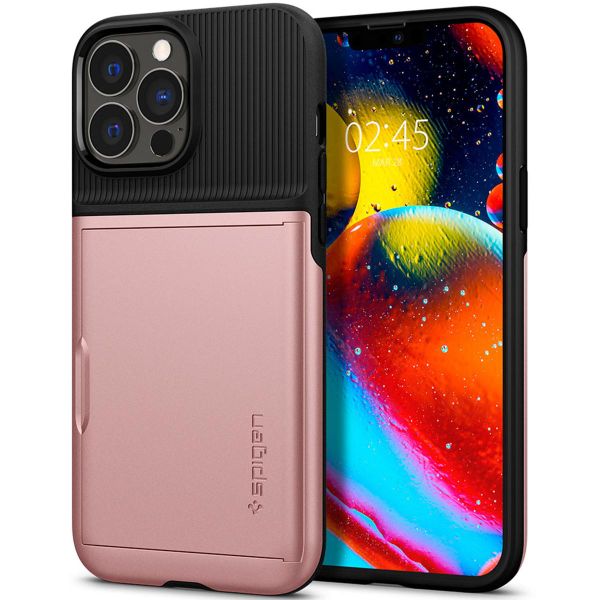 Spigen Slim Armor CS Backcover iPhone 13 Pro - Rosé Goud