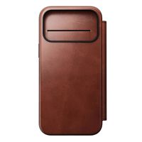 Nomad Modern Horween Leather Folio Bookcase met MagSafe Apple iPhone 17 Pro Max - Olde Dublin