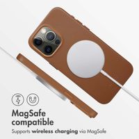 Accezz Leather Back Cover with MagSafe Apple iPhone 15 Pro Max - Sienna Brown