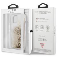 Guess 4G Logo Liquid Glitter Backcover iPhone 13 - Gold