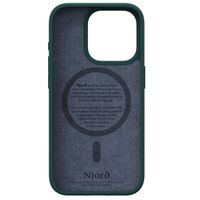 Njorð Collections Salmon Leather MagSafe Case iPhone 15 Pro - Green