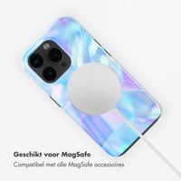 Selencia Vivid Tough Backcover met MagSafe iPhone 15 Pro Max - Holographic Blue Dream