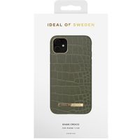 iDeal of Sweden Atelier Backcover iPhone 11 - Khaki Croco