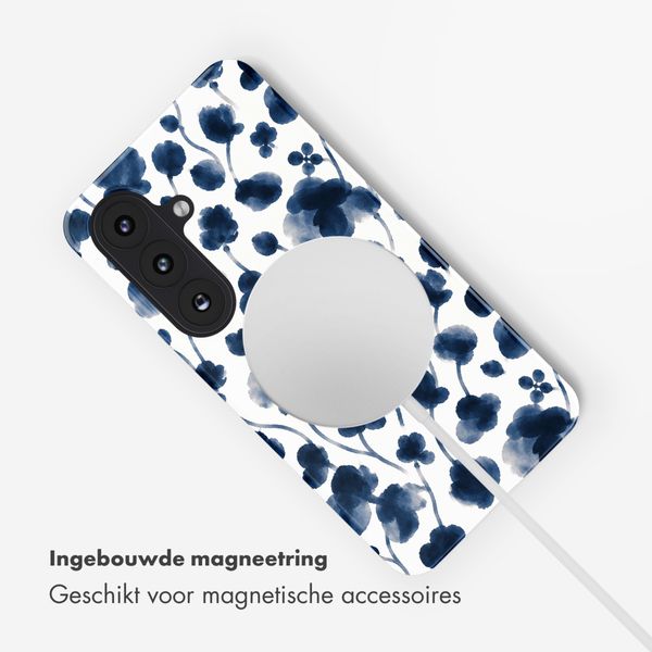 Selencia Vivid Backcover met MagSafe Samsung Galaxy S26 - Midnight Blossom