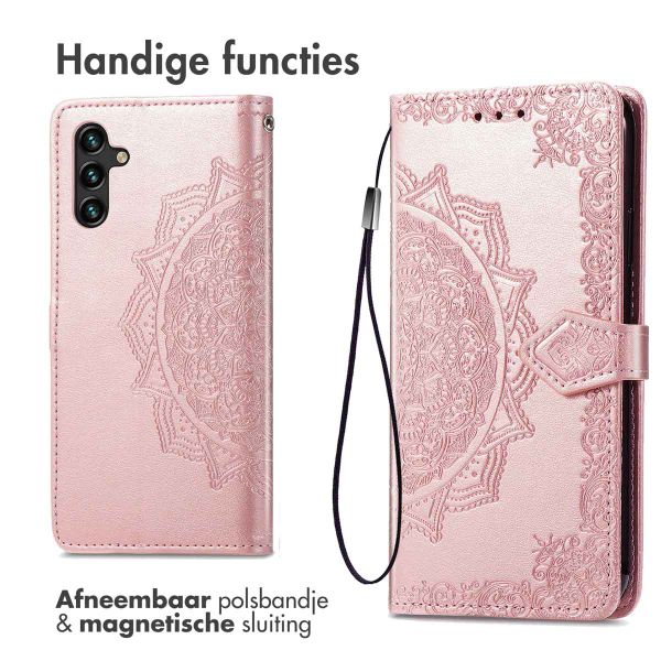 imoshion Mandala Bookcase Samsung Galaxy A25 (5G) - Rosé Goud