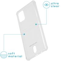 imoshion Softcase Backcover met pashouder Galaxy A71 - Transparant