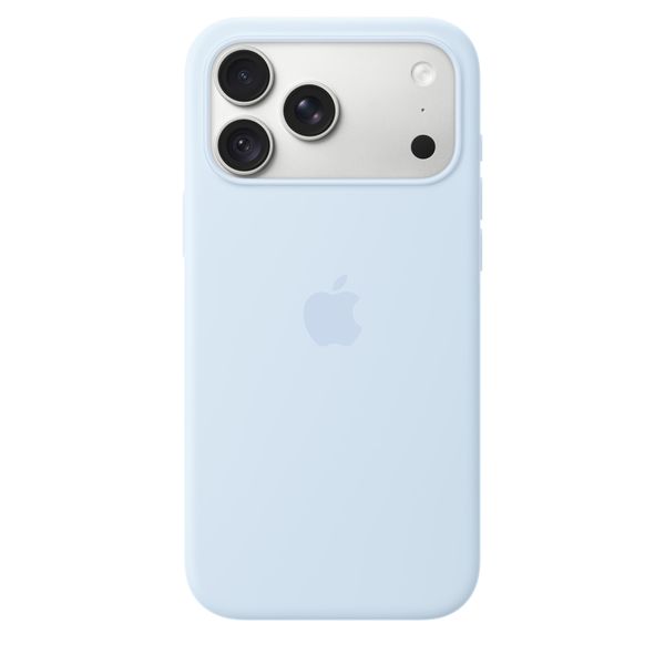 Apple Siliconenhoesje met MagSafe Apple iPhone 18 Pro Max - Crisp Blue