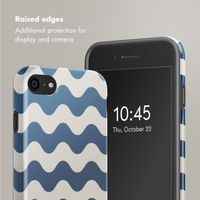 Selencia Vivid Back Cover Apple iPhone SE (2022 / 2020) / 8 / 7 / 6(s) - Wave Vibes Classic Blue