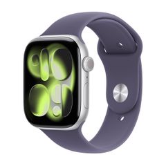Apple Sport Band Apple Watch Series 1 - 9 / SE (38/40/41 mm) | Series 10 / 11 (42 mm) - Maat M/L - Purple Fog