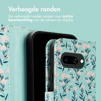 imoshion Design Bookcase Google Pixel 9A - Blue Flowers