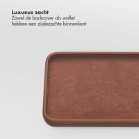 Selencia Olyn Uitneembare Bookcase met MagSafe Samsung Galaxy A35 / A55 - Bruin