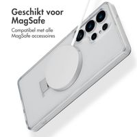 Accezz Ring Stand Backcover met MagSafe Samsung Galaxy S25 Ultra - Transparant