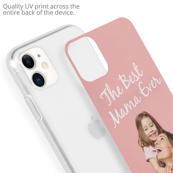 Ontwerp je eigen Apple iPhone 11 gel hoesje - Transparant