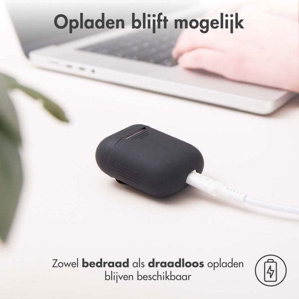 imoshion Siliconen Case voor AirPods 1 / 2 - Zwart