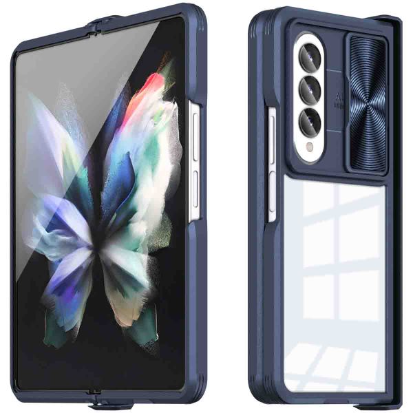 imoshion Camslider Backcover Samsung Galaxy Z Fold 4 - Donkerblauw