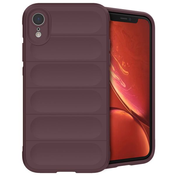 imoshion EasyGrip Backcover iPhone Xr - Aubergine